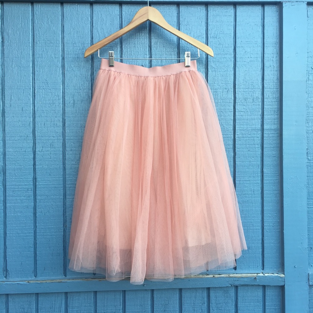 Light Pink Tulle Skirt